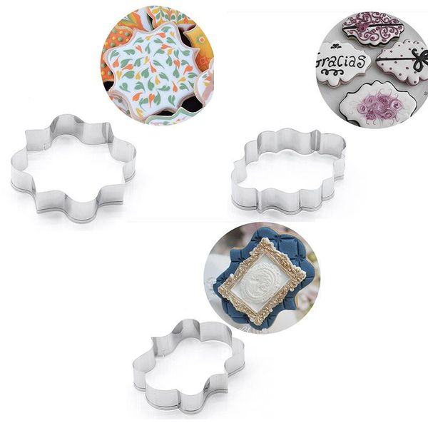baking & pastry tools 3pcs/set european frame cookie molds stainless steel biscuit cutting mold chocolate fondant cake decoration mould diy
baking & pastry tools 3pcs/set european frame cookie molds stainless steel biscuit cutting mold chocolate fondant cake decoration mould diy