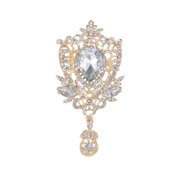 pins, brooches weimanjingdian brand clear crystal rhinestones teardrop gold color plated for diy wedding bouquets decorative jewelry, Gray
pins, brooches weimanjingdian brand clear crystal rhinestones teardrop gold color plated for diy wedding bouquets decorative jewelry, Gray