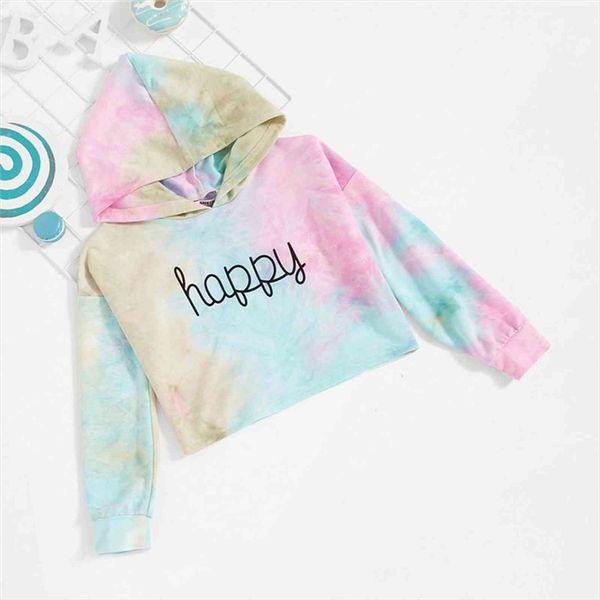 fashion letter happy print tie dye cute hoodies for girls spring korean long sleeve sweatshirts, Black
fashion letter happy print tie dye cute hoodies for girls spring korean long sleeve sweatshirts, Black