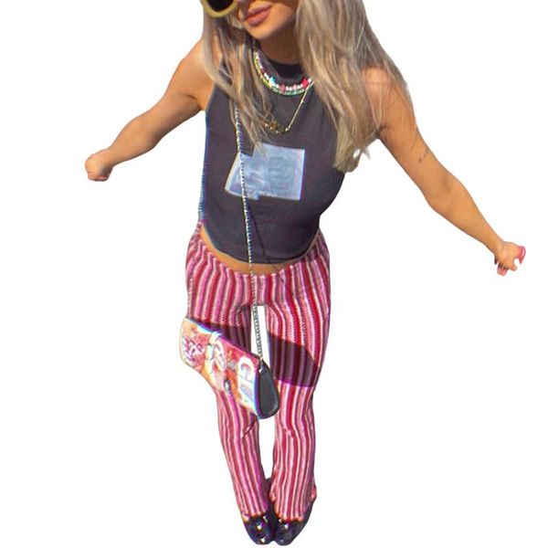 women's pants & capris women stretchy flare pants, bohemian striped print high waist slim fit bell-bottom, Black;white
women's pants & capris women stretchy flare pants, bohemian striped print high waist slim fit bell-bottom, Black;white