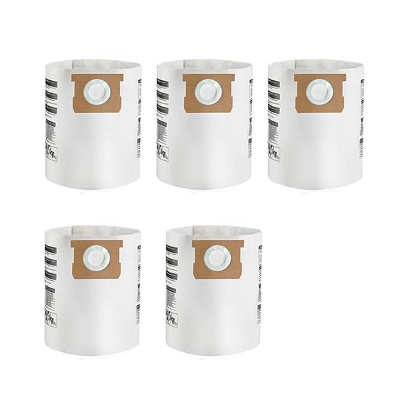 vacuum cleaners promotion5 pack disposable collection filter bags compatible for shop-vac 9066200 10-14 gallon type f + i
vacuum cleaners promotion5 pack disposable collection filter bags compatible for shop-vac 9066200 10-14 gallon type f + i