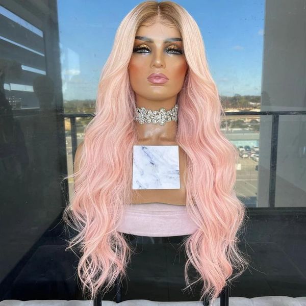 lace wigs brazilian wavy light roots ombre pink human hair with bleached knots 250density glueless 13x4 transparent front, Black;brown
lace wigs brazilian wavy light roots ombre pink human hair with bleached knots 250density glueless 13x4 transparent front, Black;brown