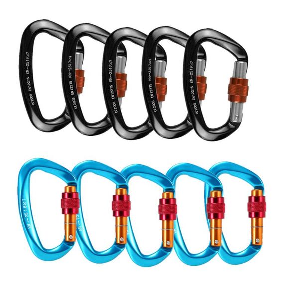 outdoor rock climbing safety buckle 25kn screw lock carabiner hook master professional accessories cords, slings and webbing
outdoor rock climbing safety buckle 25kn screw lock carabiner hook master professional accessories cords, slings and webbing
