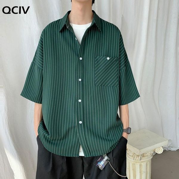 men's casual shirts summer striped shirt fashion society men dress business mens streetwear loose short sleeve -5xl, White;black
men's casual shirts summer striped shirt fashion society men dress business mens streetwear loose short sleeve -5xl, White;black