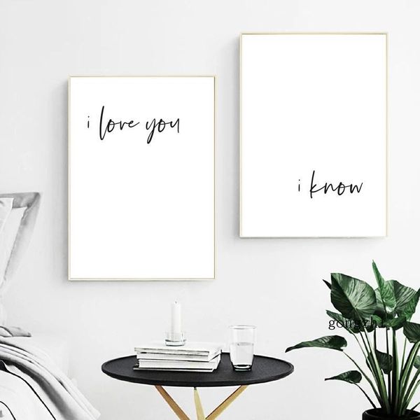 paintings i love you know quote nordic poster minimalist canvas painting prints wall art pictures for bedroom decor couple wedding gift
paintings i love you know quote nordic poster minimalist canvas painting prints wall art pictures for bedroom decor couple wedding gift