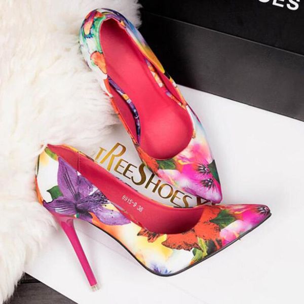 dress shoes women pumps high heels colorful ladies floral printing shallow slip on pointed toe office female wedding kl58, Black
dress shoes women pumps high heels colorful ladies floral printing shallow slip on pointed toe office female wedding kl58, Black