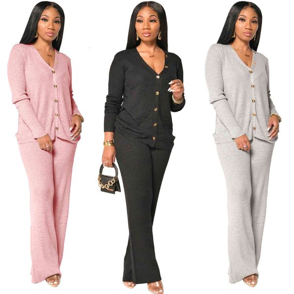solid color v-neck rib knitted cardigan sweater suit winter women two piece outfits loose casual warm and pants uxjk, Gray
solid color v-neck rib knitted cardigan sweater suit winter women two piece outfits loose casual warm and pants uxjk, Gray