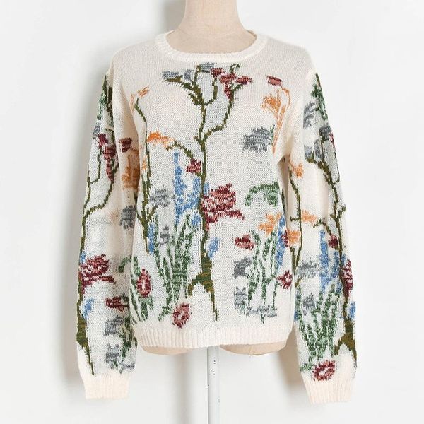knit jumper sweater women autumn fashion flowers jacquard white see through knitted pullover thin casual women's sweaters, White;black
knit jumper sweater women autumn fashion flowers jacquard white see through knitted pullover thin casual women's sweaters, White;black