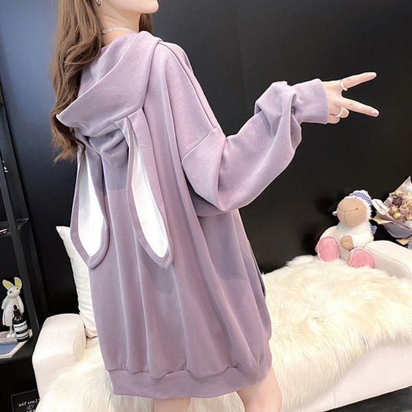 women's hoodies & sweatshirts spring autumn women long korean loose hooded sleeve ears sweatshirt teen girls sweet big pocket white h, Black
women's hoodies & sweatshirts spring autumn women long korean loose hooded sleeve ears sweatshirt teen girls sweet big pocket white h, Black