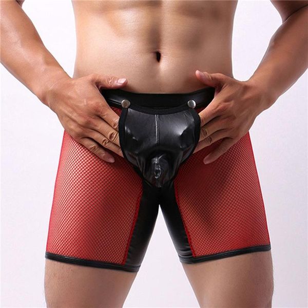 underpants mesh men's boyshorts patchwork design see through breathable underwear low rise male boxer shorts, Black;white
underpants mesh men's boyshorts patchwork design see through breathable underwear low rise male boxer shorts, Black;white