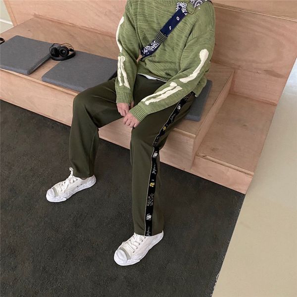 men's pants army green kapital sweatpants men women quality tokyo limit zip gold embroidered ribbon sport trousers rbdx, Black
men's pants army green kapital sweatpants men women quality tokyo limit zip gold embroidered ribbon sport trousers rbdx, Black