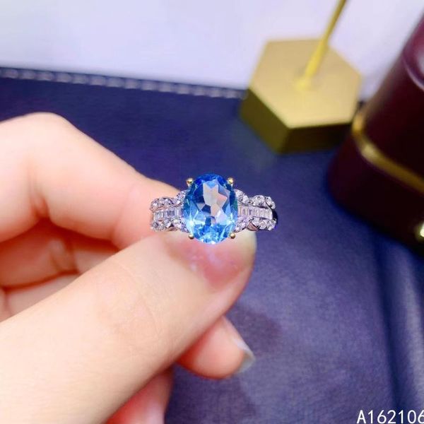 cluster rings 925 pure silver chinese style natural swiss blue z women's luxury lovely oval adjustable gem ring fine jewelry support de, Golden;silver
cluster rings 925 pure silver chinese style natural swiss blue z women's luxury lovely oval adjustable gem ring fine jewelry support de, Golden;silver