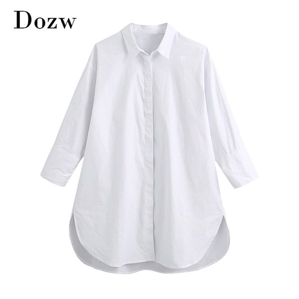 women loose batwing long sleeve white blouse asymmetrical turn down collar ladies office casual cotton shirt female 210515
women loose batwing long sleeve white blouse asymmetrical turn down collar ladies office casual cotton shirt female 210515