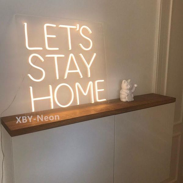 other lighting bulbs & tubes custom neon sign let's stay home led light room decoration wall art decor
other lighting bulbs & tubes custom neon sign let's stay home led light room decoration wall art decor
