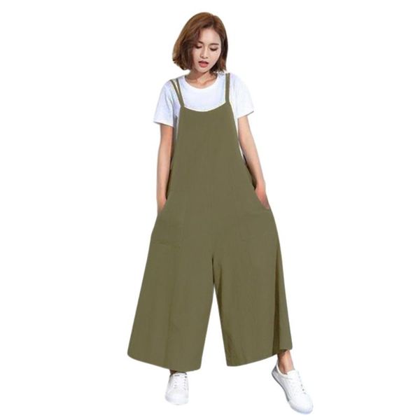 women's jumpsuits & rompers sleeveless loose cotton linen long wide legs jumpsuit party bodysuit plus size playsuit #419, Black;white
women's jumpsuits & rompers sleeveless loose cotton linen long wide legs jumpsuit party bodysuit plus size playsuit #419, Black;white