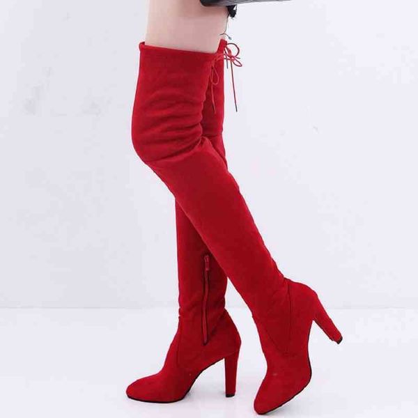 boots spring new fashion side zipper large size long women's boots were thin high-heeled thick suede over-the-knee women 5fdt, Black
boots spring new fashion side zipper large size long women's boots were thin high-heeled thick suede over-the-knee women 5fdt, Black