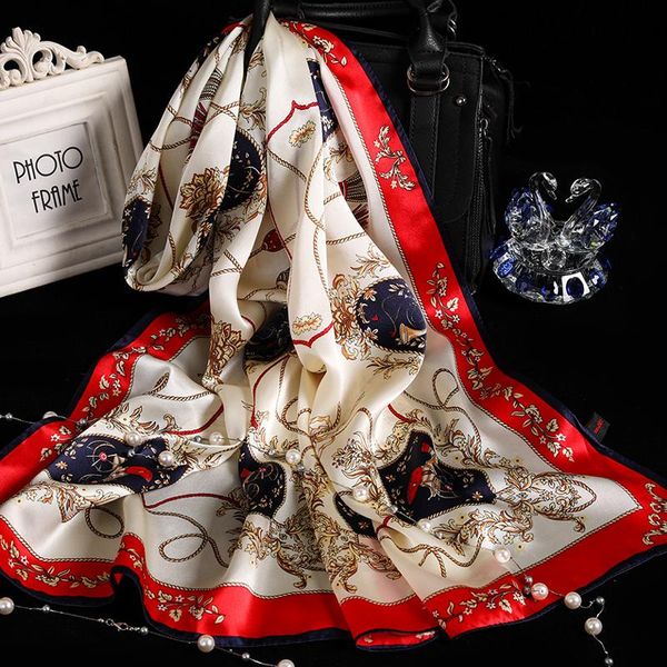 scarves 100% silk scarf women spring autumn fashion lady wrap winter soft natural long printed floral elegant shawl, Blue;gray
scarves 100% silk scarf women spring autumn fashion lady wrap winter soft natural long printed floral elegant shawl, Blue;gray