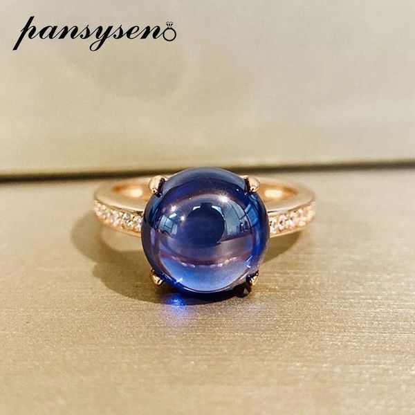 cluster rings pansysen vintage rose gold color 10x10mm sapphire simulated moissanite gemstone ring luxury 925 sterling silver fine jewelry, Golden;silver
cluster rings pansysen vintage rose gold color 10x10mm sapphire simulated moissanite gemstone ring luxury 925 sterling silver fine jewelry, Golden;silver