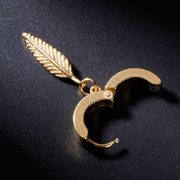 dangle & chandelier 1pc arrival punk earrings fashion feather pendant personality titanium steel buckle women men jewelry decoration charms, Silver
dangle & chandelier 1pc arrival punk earrings fashion feather pendant personality titanium steel buckle women men jewelry decoration charms, Silver