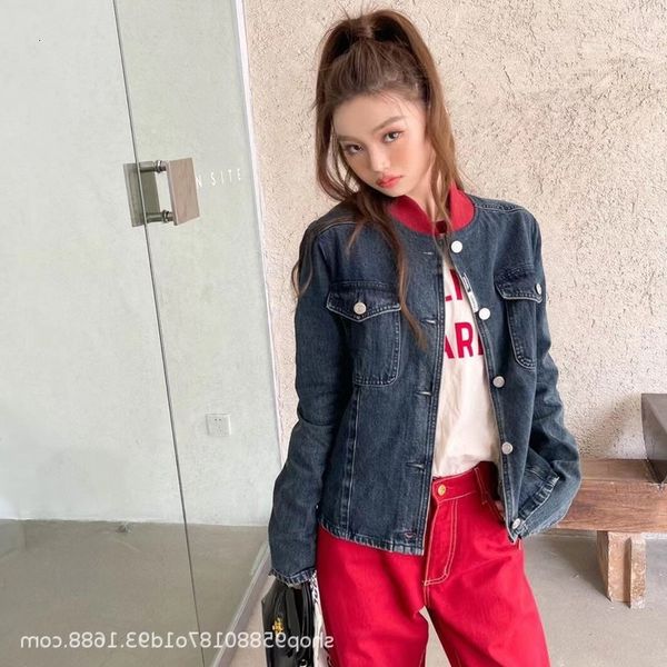 factory direct sale xiaoxiangjia 21ss new color contrast collar stitching cuffs letters long sleeve high street cowboy coat, Black;brown
factory direct sale xiaoxiangjia 21ss new color contrast collar stitching cuffs letters long sleeve high street cowboy coat, Black;brown