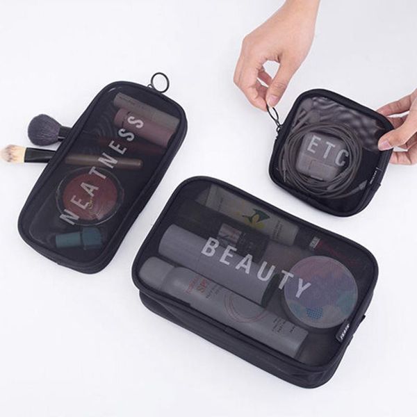 storage bags 3pcs portable travel makeup cosmetic bag organizer nylon mesh and polyester cloth toiletry washing
storage bags 3pcs portable travel makeup cosmetic bag organizer nylon mesh and polyester cloth toiletry washing