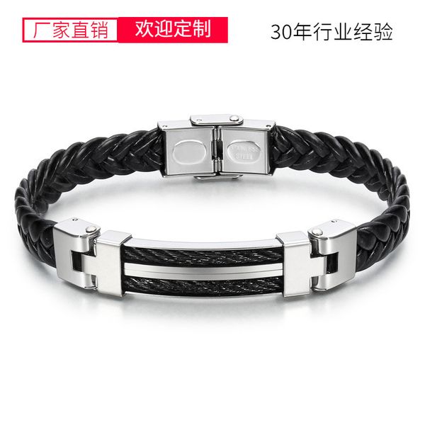 zhendianzhibao woven bracelet gold plated rose gold plated black new fashion ti-tanium jewelry stainless steel, Golden;silver
zhendianzhibao woven bracelet gold plated rose gold plated black new fashion ti-tanium jewelry stainless steel, Golden;silver