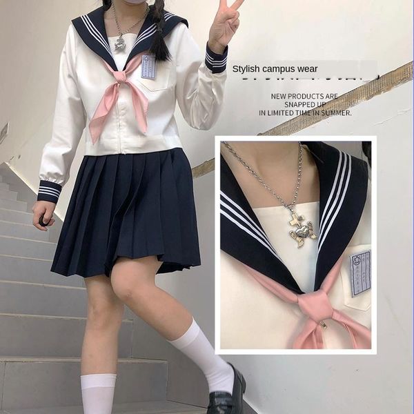 women's jackets sailor suit jk long-sleeved student uniform basic style original genuine autumn and winter blue in stock, Black;brown
women's jackets sailor suit jk long-sleeved student uniform basic style original genuine autumn and winter blue in stock, Black;brown