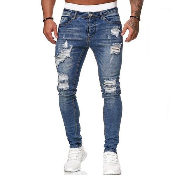 men's sweatpants hole jeans pants casual summer autumn male ripped skinny trousers slim tide biker outwears denim, Blue
men's sweatpants hole jeans pants casual summer autumn male ripped skinny trousers slim tide biker outwears denim, Blue