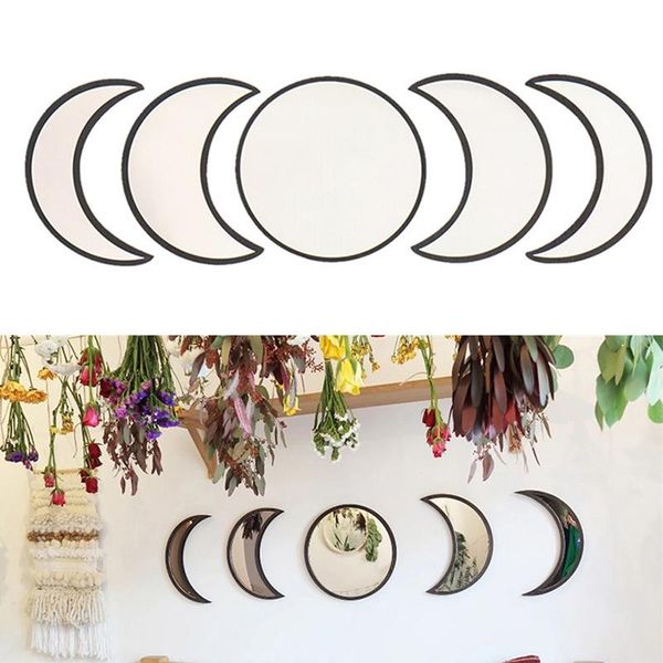 mirrors 3/5pcs natural decor acrylic moonphase interior design wooden moon phase mirror bohemian wall decoration for room
mirrors 3/5pcs natural decor acrylic moonphase interior design wooden moon phase mirror bohemian wall decoration for room