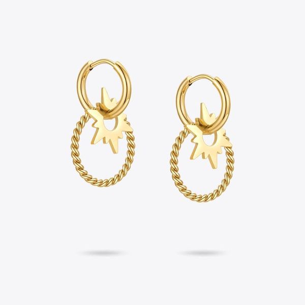 dangle & chandelier enfashion hanging star drop earring for women gold color circle 2021 stainless steel fashion jewelry gift kolczyki e1234, Silver
dangle & chandelier enfashion hanging star drop earring for women gold color circle 2021 stainless steel fashion jewelry gift kolczyki e1234, Silver