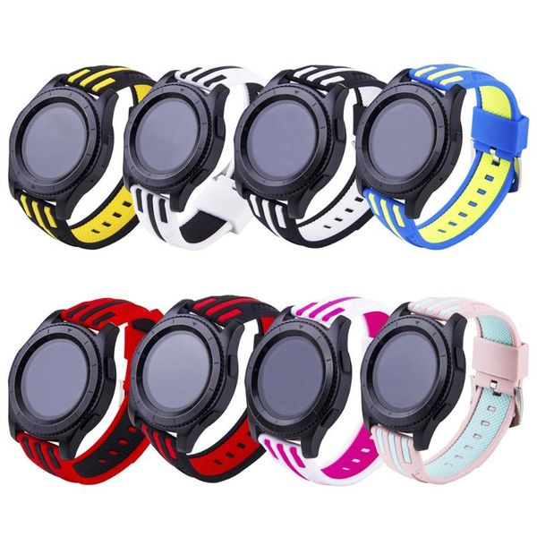 watch bands 22mm fashion two-tone silicone strap band for samsung galaxy 46mm/gear s3 bracelet garmin vivoactive 4 soft wrist belt, Black;brown
watch bands 22mm fashion two-tone silicone strap band for samsung galaxy 46mm/gear s3 bracelet garmin vivoactive 4 soft wrist belt, Black;brown