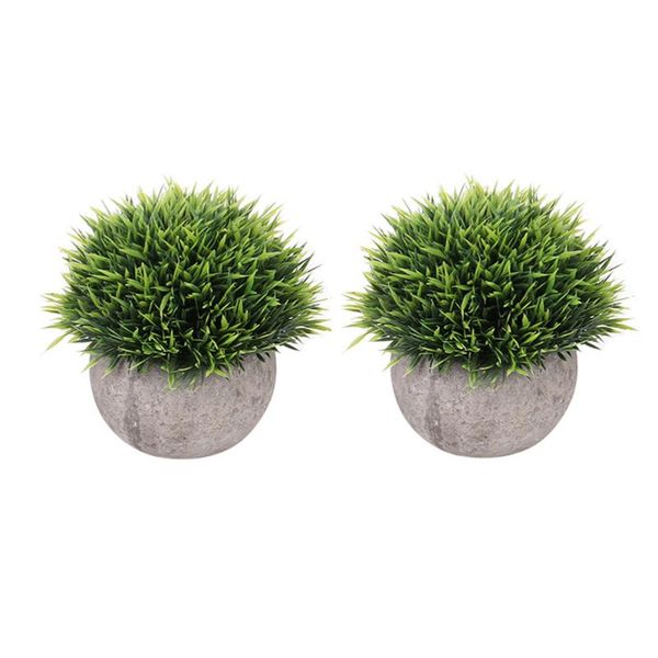 decorative flowers & wreaths 2pcs mini fake faux green grass simulation artificial plants with pots for home decor
decorative flowers & wreaths 2pcs mini fake faux green grass simulation artificial plants with pots for home decor