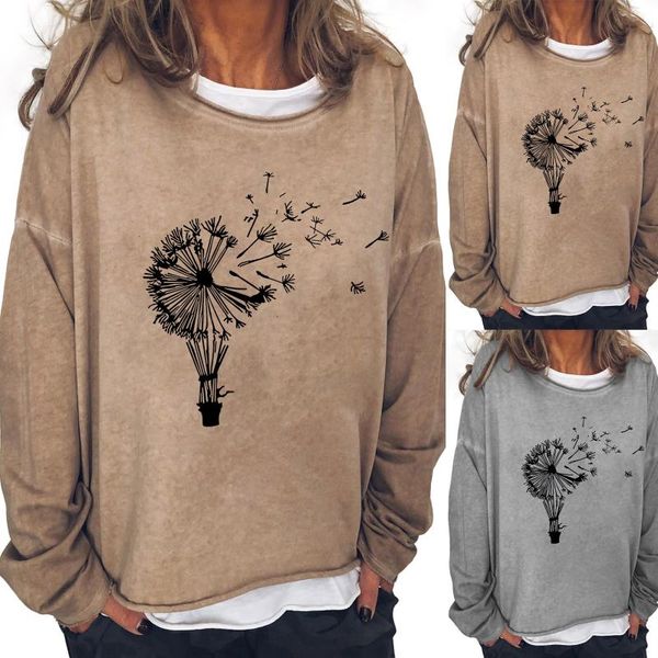 women's hoodies & sweatshirts autumn winter sweatshirt women dandelion bouquet print long sleeve casual loose multicolor girls students, Black
women's hoodies & sweatshirts autumn winter sweatshirt women dandelion bouquet print long sleeve casual loose multicolor girls students, Black