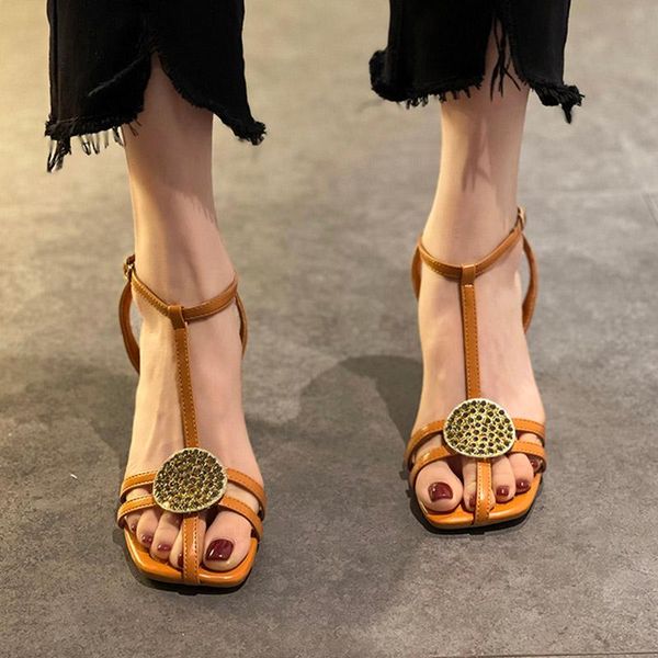 sandals women 2021 summer shoes woman high heels dress narrow band t strap crystal ladies 9243g, Black
sandals women 2021 summer shoes woman high heels dress narrow band t strap crystal ladies 9243g, Black