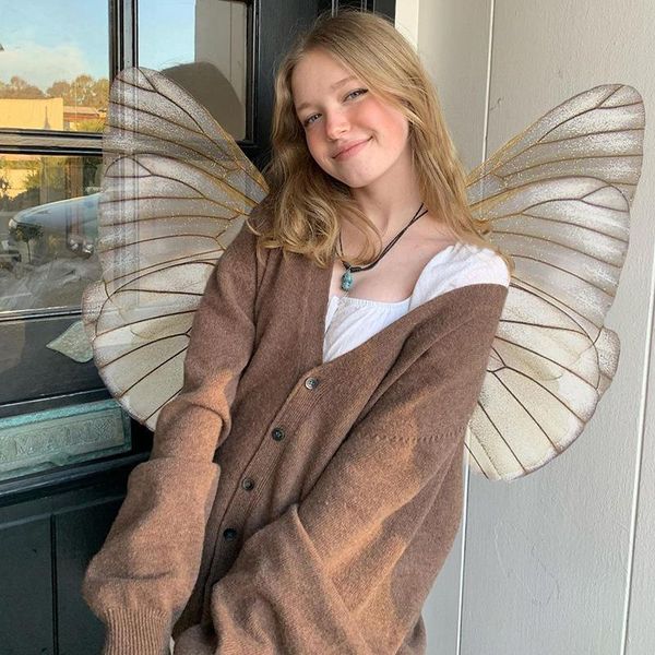 women's knits & tees elegant v neck long sleeve solid brown women sweater button loose offical streetwear female cardigan autumn winter, White
women's knits & tees elegant v neck long sleeve solid brown women sweater button loose offical streetwear female cardigan autumn winter, White