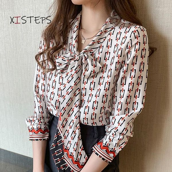 chain printing ribbon luxury women blouses 2021 satin shirts long sleeve retro office lady clothes blusas femininas women's &, White
chain printing ribbon luxury women blouses 2021 satin shirts long sleeve retro office lady clothes blusas femininas women's &, White