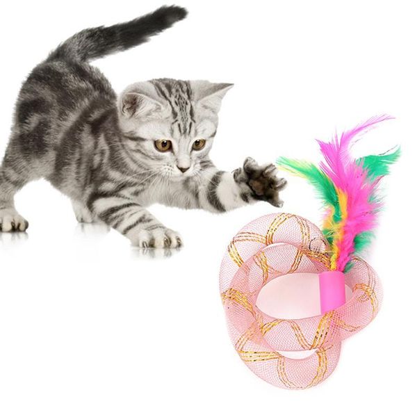 cat toys 1pcs colorful toy interactive nylon flexible twisted tube feather kitten teaser gatos favorite pet supplies
cat toys 1pcs colorful toy interactive nylon flexible twisted tube feather kitten teaser gatos favorite pet supplies