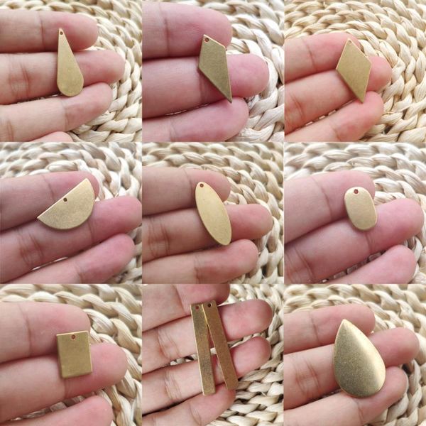 charms 1pack brass pendant elegant geometric charm waterdrop rectangle oval sector shape jewelry diy necklace earring making, Bronze;silver
charms 1pack brass pendant elegant geometric charm waterdrop rectangle oval sector shape jewelry diy necklace earring making, Bronze;silver