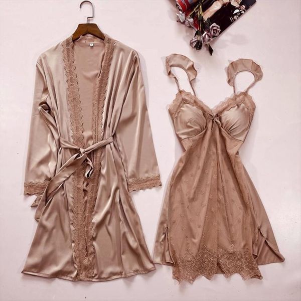 lace satin patchwork womens sleepwears nightwear casual kimono robe set summer short home clothing sleepwear intimate lingerie, Black;red
lace satin patchwork womens sleepwears nightwear casual kimono robe set summer short home clothing sleepwear intimate lingerie, Black;red