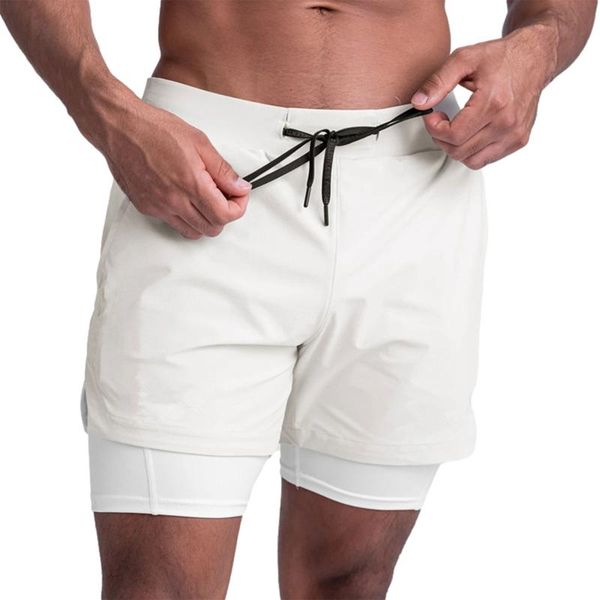 gym clothing summer men's double-layer short pants patchwork breathable sport shorts drawstring mid-waist elastic male fitness running, White;black
gym clothing summer men's double-layer short pants patchwork breathable sport shorts drawstring mid-waist elastic male fitness running, White;black