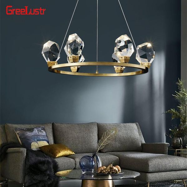 chandeliers luxury crystal led pendant lights for living room nordic hanging light fixture home decor modern ceiling lamp
chandeliers luxury crystal led pendant lights for living room nordic hanging light fixture home decor modern ceiling lamp