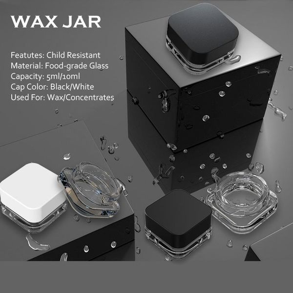 glass concentrate jars empty bottle 5ml dab containers used for wax shatter container
glass concentrate jars empty bottle 5ml dab containers used for wax shatter container
