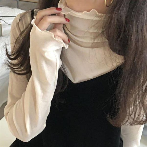 see through transparent mesh womens shirts turtleneck long sleeve sheer blouse casual club party blusas, White
see through transparent mesh womens shirts turtleneck long sleeve sheer blouse casual club party blusas, White