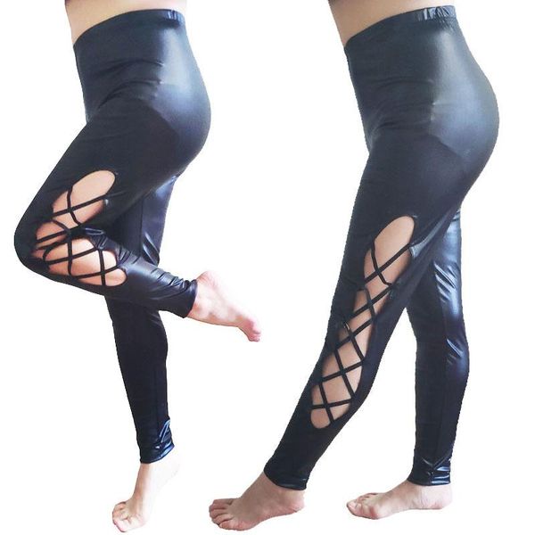 women's leggings sweatpants high elastic imitation leather 4 color cross strap yoga outfit
women's leggings sweatpants high elastic imitation leather 4 color cross strap yoga outfit