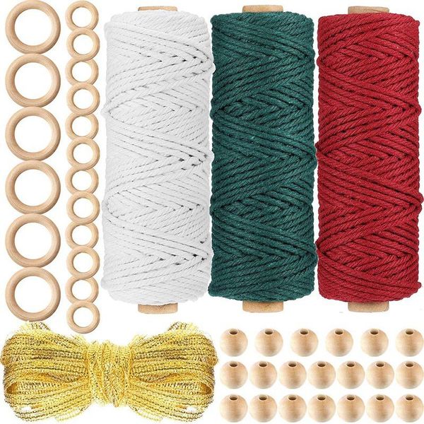 yarn 3 rolls macrame cotton cord,twine rope with wooden beads wood rings for wall hanging crafts decoration, Black;white
yarn 3 rolls macrame cotton cord,twine rope with wooden beads wood rings for wall hanging crafts decoration, Black;white