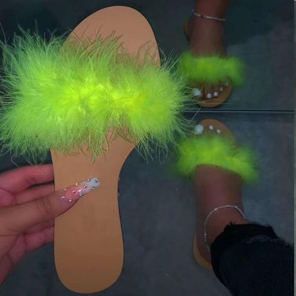 slippers 2021 summer faux fur women flip flops flat non-slip woman's indoor slides girls casual shoes home outdoor, Black
slippers 2021 summer faux fur women flip flops flat non-slip woman's indoor slides girls casual shoes home outdoor, Black