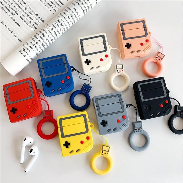 keychains 3d funda for airpods 2 cute silicone bluetooth earphone protective cover unique design retro game machine keychain, Silver
keychains 3d funda for airpods 2 cute silicone bluetooth earphone protective cover unique design retro game machine keychain, Silver