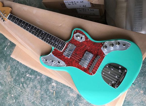 custom wholesale new jaguar green electric guitar with red pearl shield and rosewood fingerboard white bundle to provide customized services
custom wholesale new jaguar green electric guitar with red pearl shield and rosewood fingerboard white bundle to provide customized services