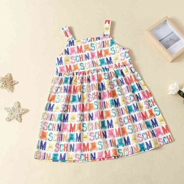 children's color 2020 new girls' dress suspender letter printed princess skirt, Red;yellow
children's color 2020 new girls' dress suspender letter printed princess skirt, Red;yellow