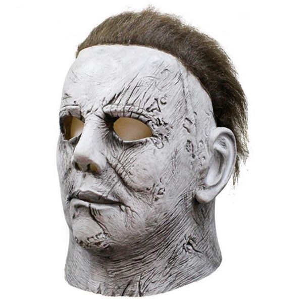 party masks 2021 movie halloween horror michael myers mask cosplay latex full face helmet scary props
party masks 2021 movie halloween horror michael myers mask cosplay latex full face helmet scary props
